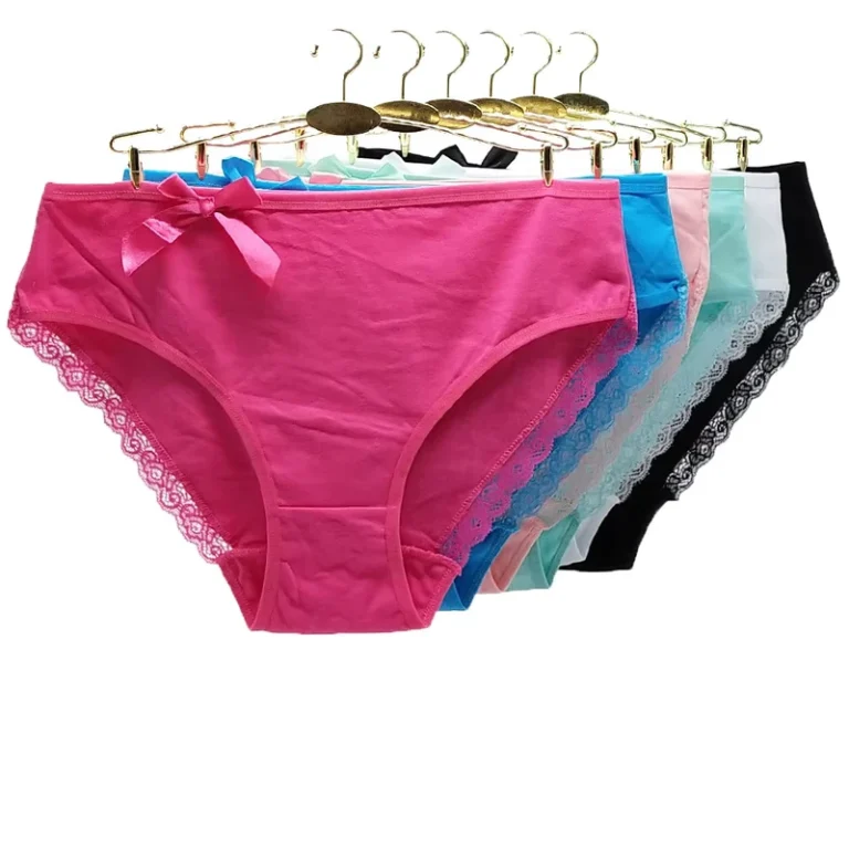 Factory-Price-Solid-Color-Plus-Size-Lady-Lace-Bow-Panties-Fat-Big-Size-Female-Underwear-Cotton-Briefs-for-Casual-Wear