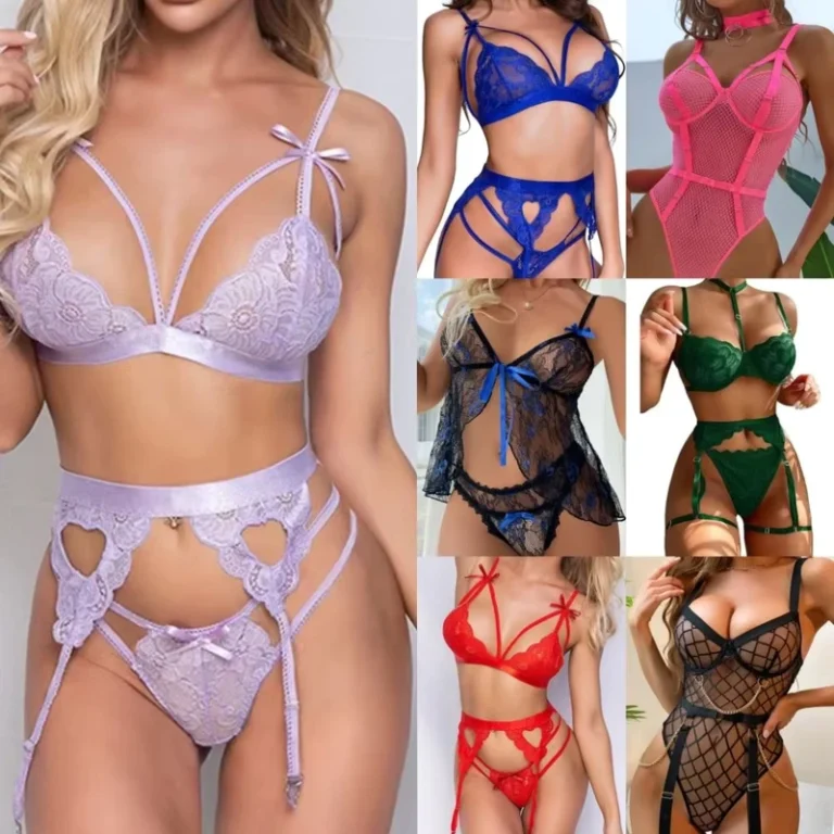 Factory-Sheines-Womens-Lace-Sexy-Lingerie-Set-Underwear-Seamless-3D-Embroidery-Breathable-Light-Thin-Shapewear