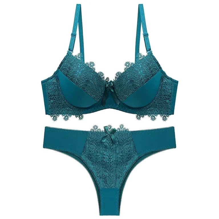 Factory-Solid-Color-Bra-and-Sets-Lace-B-Cup-Underwear-Women-Bra-Set