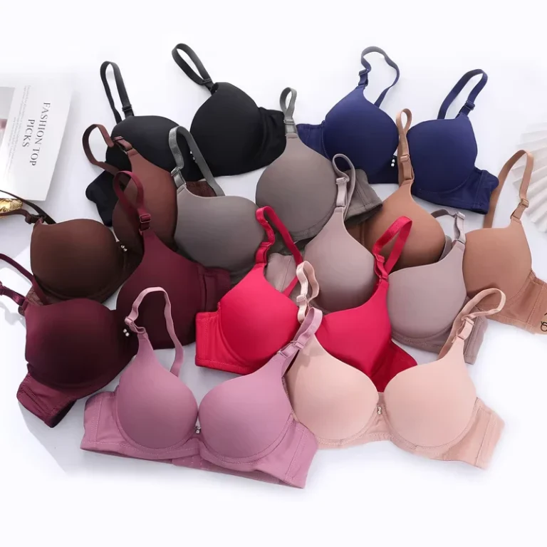 Factory-Wholesales-Breathable-Adjustable-Knitted-Brattle-Smooth-Bras-with-Steel-Ring-Support-Womens-Seamless-Bra