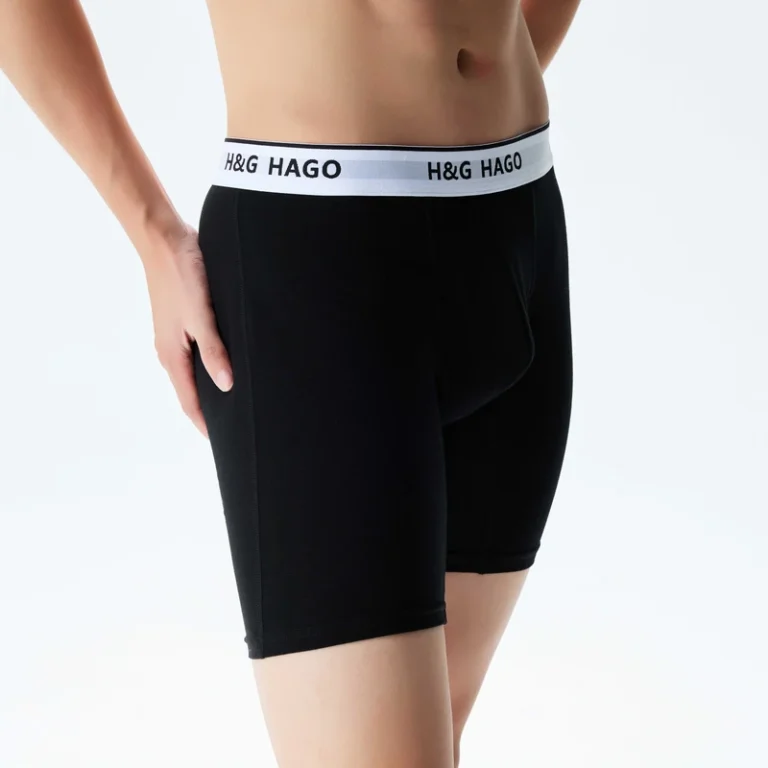 Fast-Delivery-In-Stock-95-Cotton-5-Spandex-Boxer-Shorts-Antibacterial-Breathable-Underwear-With-Logo-on-Waist-for-Men