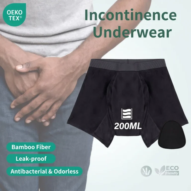 Freya-Man-Incontinence-Underwear-with-Absorbent-Pad-Black-Waterproof-Bamboo-Boxers-Washable-Adult-Incontinence-Briefs-Oeko-Tex