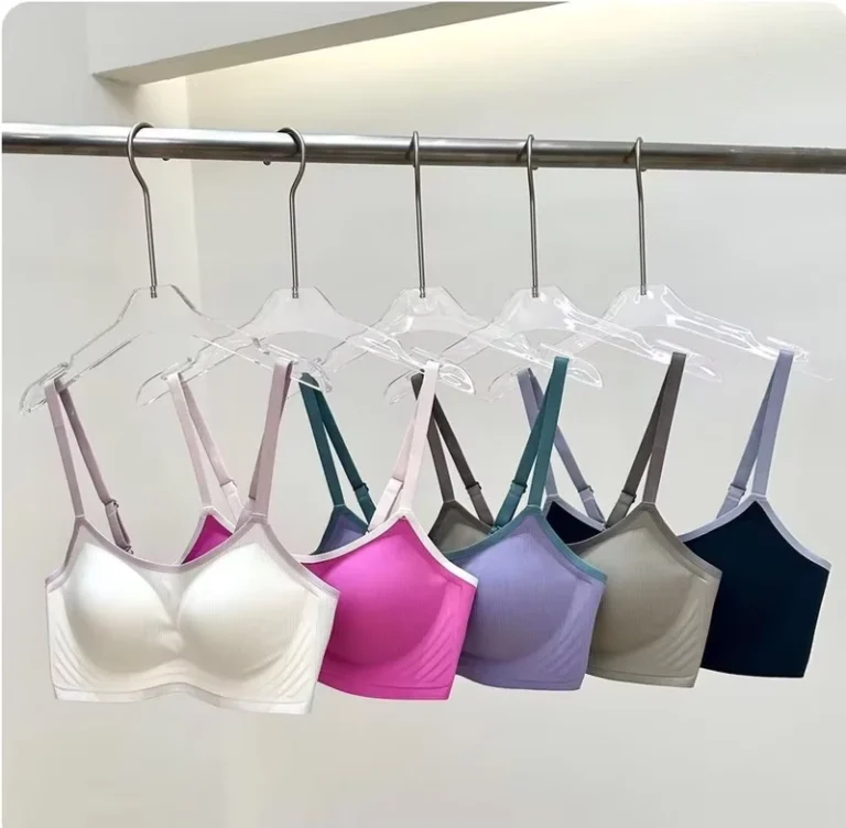 Gathering-Side-Folding-Comfortable-Breathable-Women-Sport-Bra