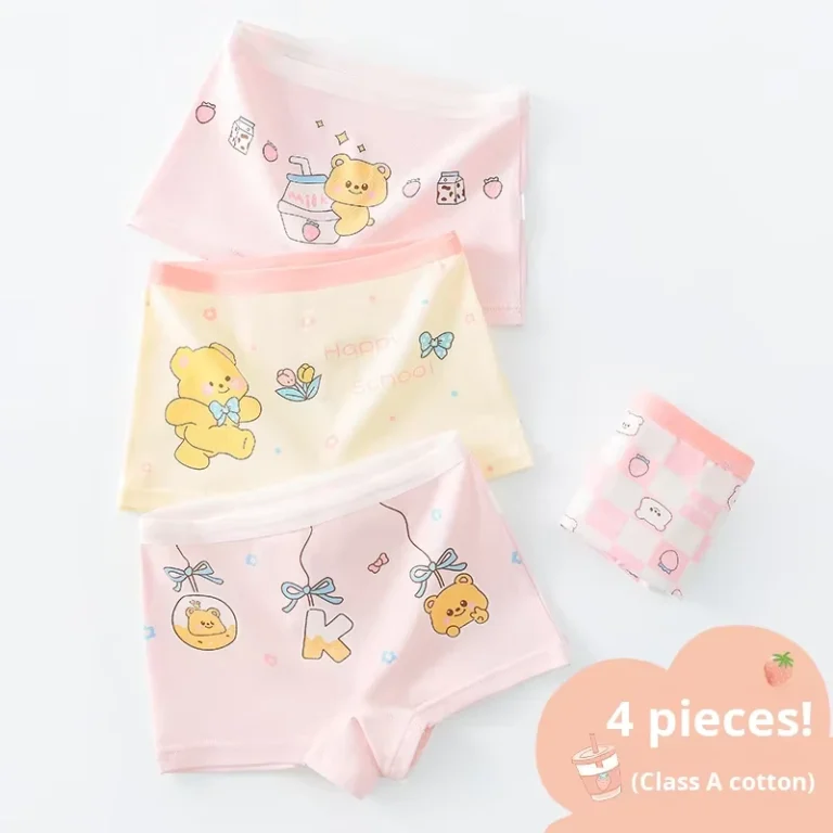 Girls-95Cotton-Cute-Bear-Underwear-Childrens-Boxer-Briefs-and-Shorts-Baby-Panties