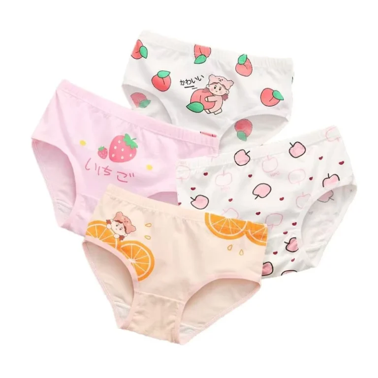 Girls-Boys-Childrens-Printed-Underwear-Boxer-Shorts-Briefs-Antibacterial-Breathable-Soft-Pure-Cotton-Summer-for-Babies-Kids
