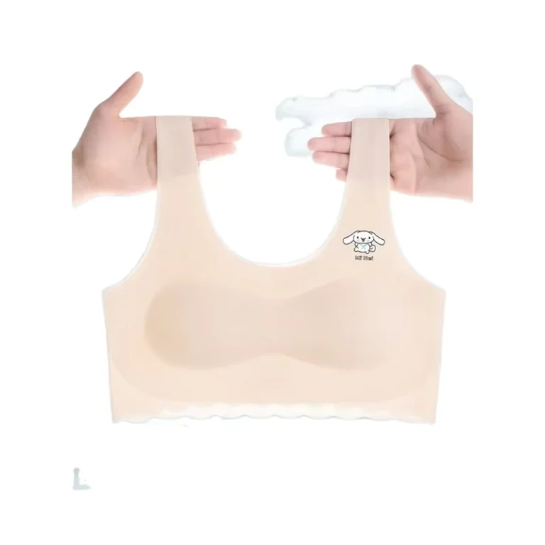 Girls-Nylon-Summer-Vest-Underwear-Strapless-Development-Bra-for-Little-Students-Printed-Fabric-Panties-Stretch-Comfortable