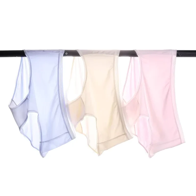 Girls-Seamless-Mid-Waist-Underwear-Panties-Breathable-Silk-Briefs-Organic-Silk