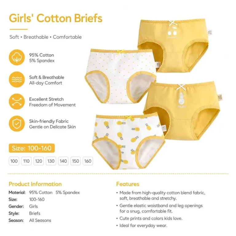 Girls-Soft-Cotton-Underwear-Cute-Fruit-Print-Briefs