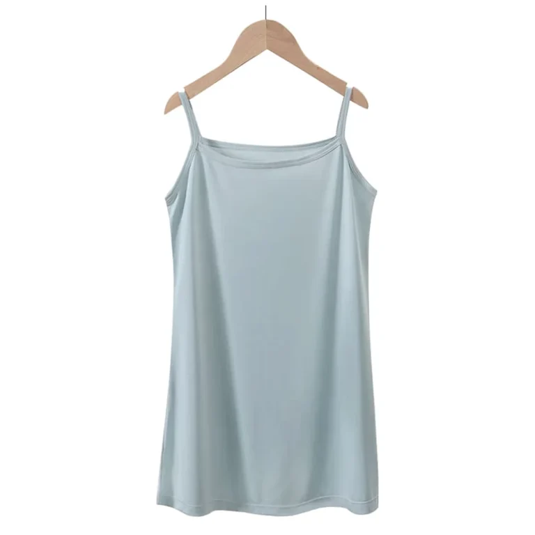Girls-Solid-Spaghetti-Strap-Tank-Top-Loose-Kids-Sleeveless-Camisole-Soft-Fiber-Home-Wear-Inner-Vest