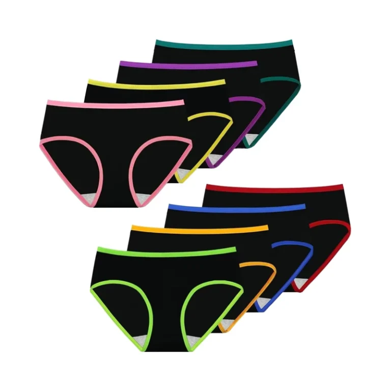 Girls-Underwear-Anti-Bacterial-95-Cotton-Plain-Dyed-Panties-for-Teens-Briefs-Pack-of-8-In-stock