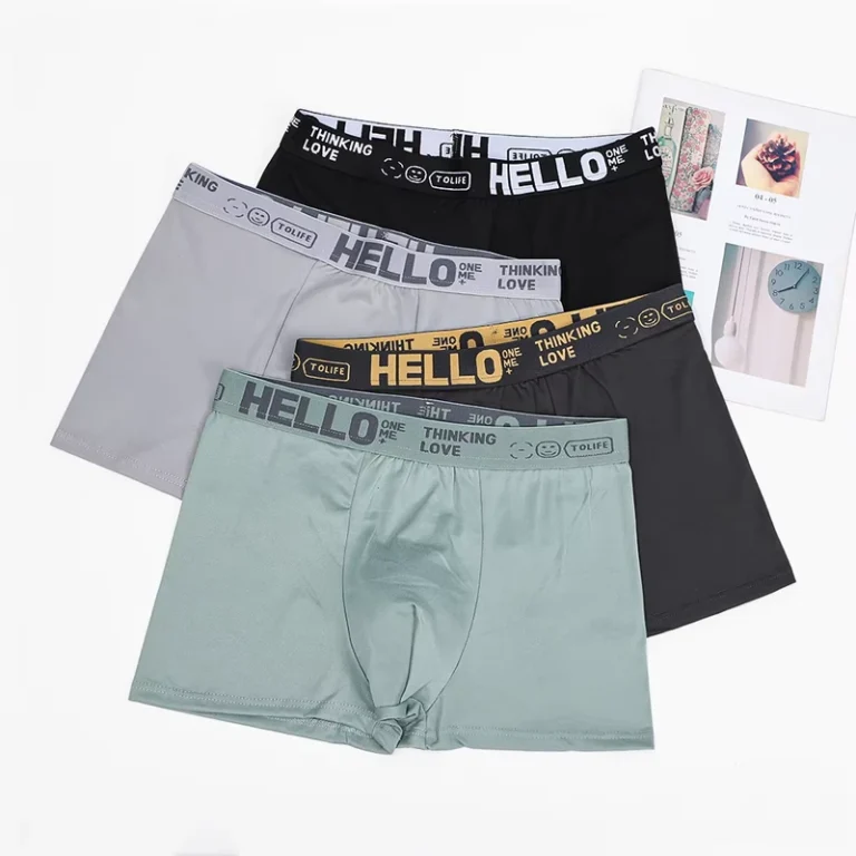 Hello-Waistband-High-Quality-Plus-Size-3XL-Mens-Boxer-Underwear-Mid-Rise-Sport-friendly-Soft-Breathable-Low-Price-Bulk-Sale