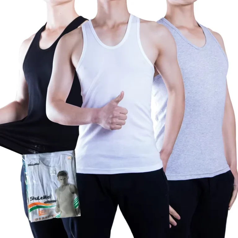 High-Quality-100-Cotton-Men-Sleeveless-Undershirts-White-O-Neck-Sleeveless-Undershirts
