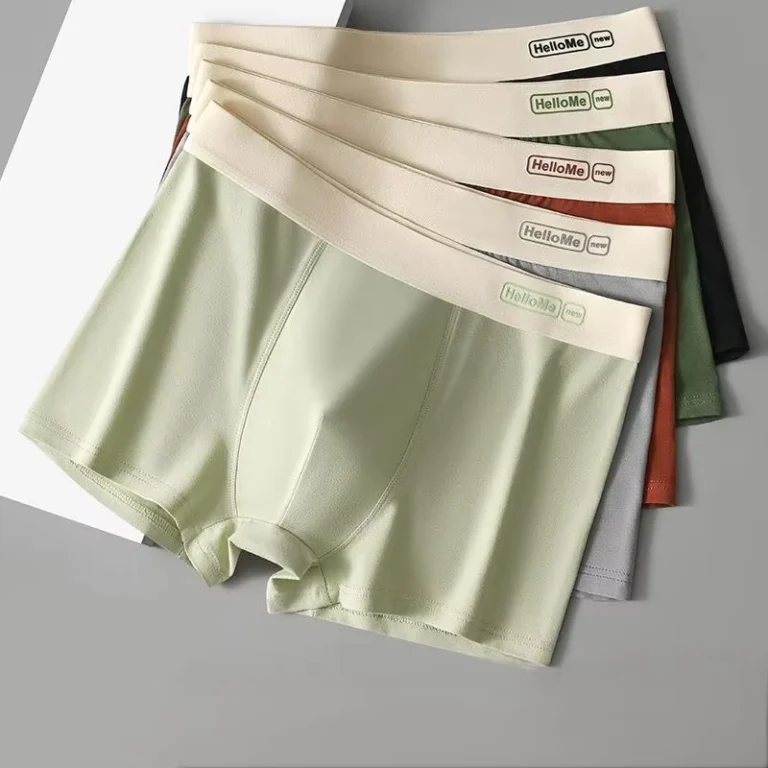 High-Quality-3-Mens-Boy-Shorts-Sexy-Mid-Rise-Boxer-Briefs-with-Solid-Ball-Pouch-Breathable-Knitted-Fabric-Underwear