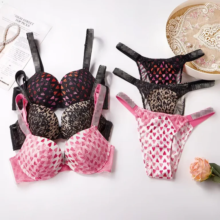 High-Quality-Bra-Brief-Sets-Women-Fashion-Diamond-Rhinestone-Shoulder-Strap-Thong-Underwear-Femme
