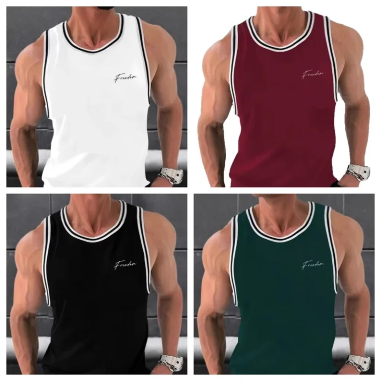 High-Quality-Fitness-Bodybuilding-Undershirt-Gym-tank-Tops-Mens-Singlet-Men-Cotton-Vests-1