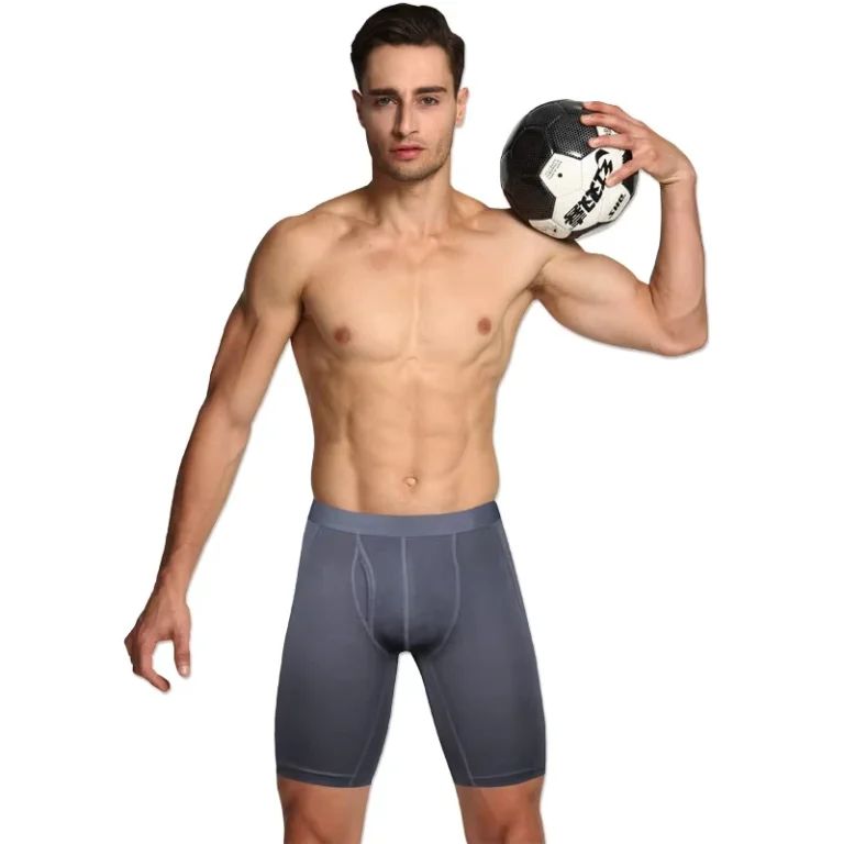 High-Quality-Plus-Long-Plus-Size-Five-point-Sport-Boxers-Custom-Men-Underwear