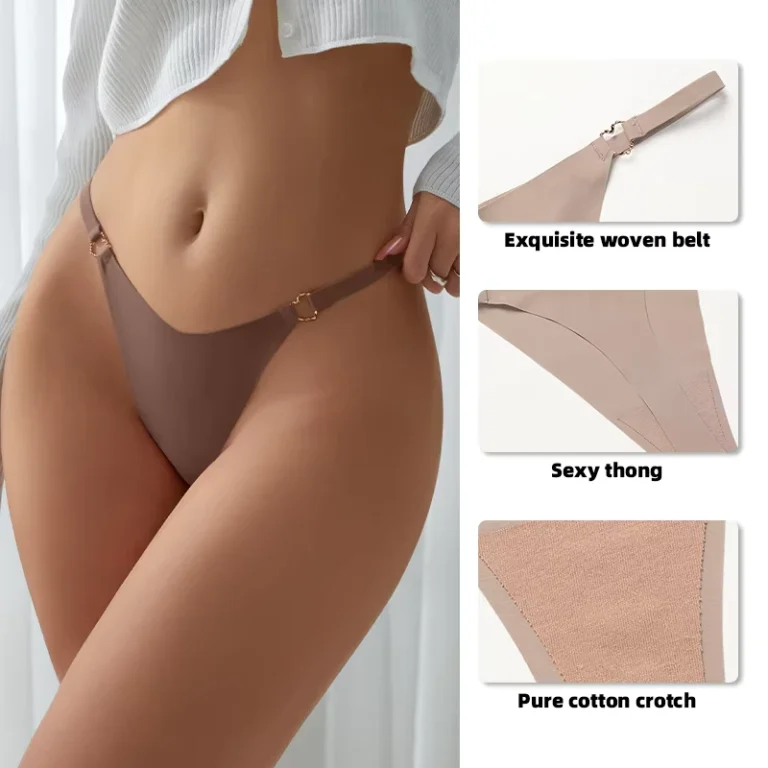 High-Quality-T-Back-Panties-Ice-Silk-Soild-Pattern-Ladies-Panties-Thongs-G-string-Laser-Cutting-Seamless-Womens-Underwear