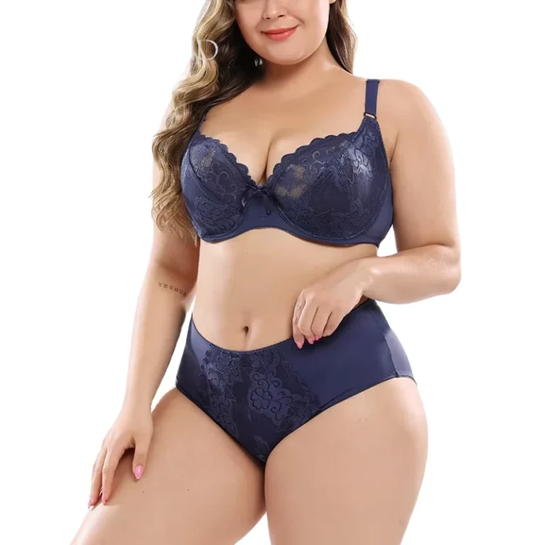 High-Quality-Ultra-thin-Lace-Plus-size-Bra-Set-Plus-Size-Underwear-Sexy-Bra-and-Panties-Bra-Brief-Sets