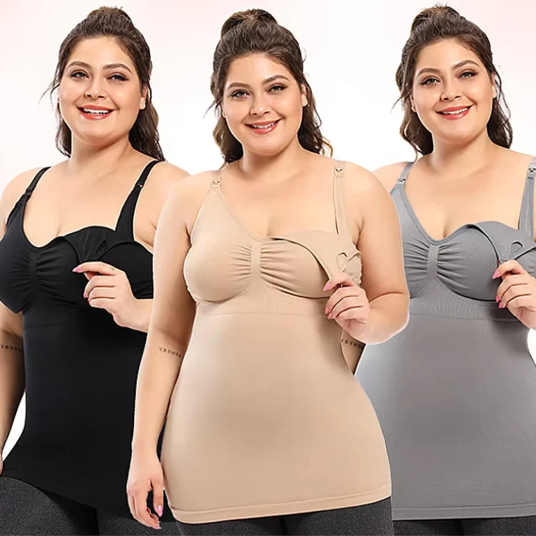 High-Quality-Womens-Breastfeeding-Tank-Top-Seamless-Maternity-Nursing-Camisole-Breathable-Solid-Pattern-Logo-Cup-Dropshipping