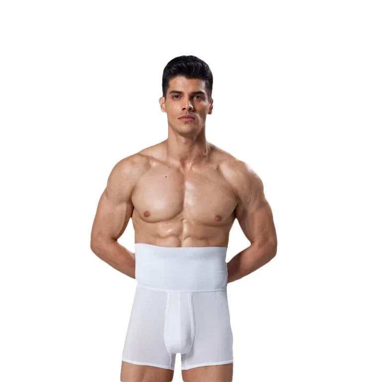 High-Rise-Mens-Boxer-Briefs-Breathable-Eco-Friendly-Spandex-Nylon-Knitted-High-Waisted-Design-Adjustable-Hooks-OEM-High-Quality