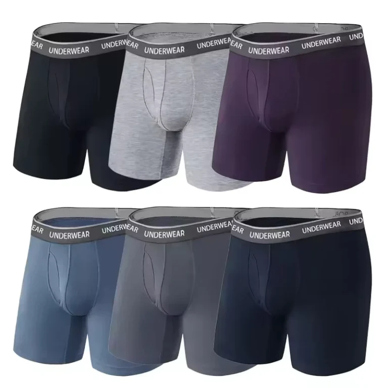 High-end-Organic-Cotton-GOTS-Mens-Boxer-Briefs-Breathable-and-Comfortable-Seamless-Custom-Logo-Adult-Loose-Mens-Underwear