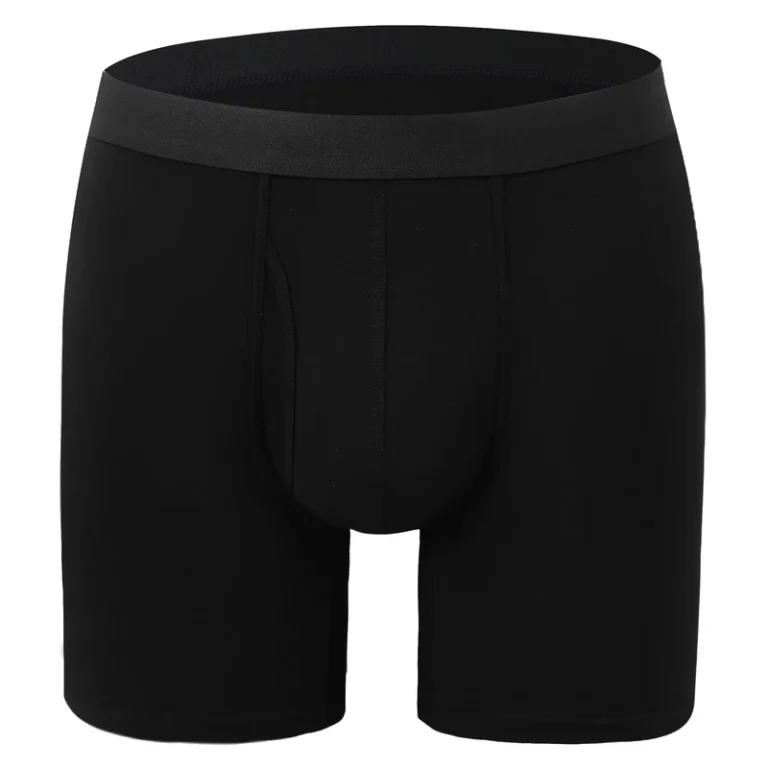 Hot-Sell-Long-Mens-Bamboo-Fiber-Underwear-Breathable-Medium-Waist-Boxer-Shorts-for-Sports-and-Daily-Wear