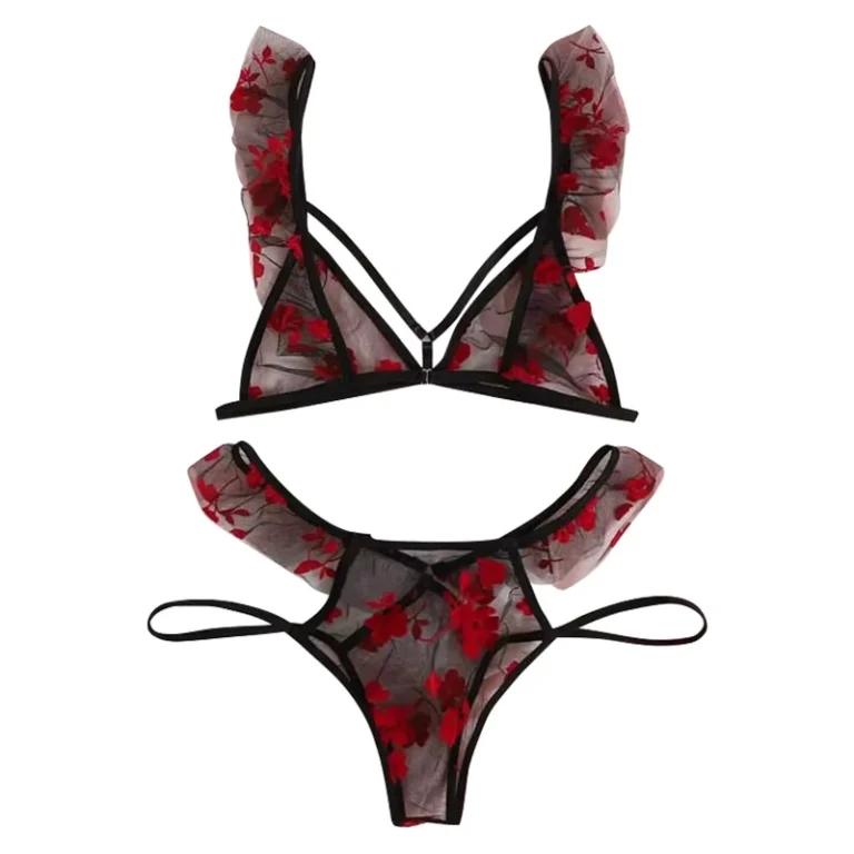 Hot-Selling-Women-Lace-Bra-Brief-Set-Sexy-Fashion-Style-Transparent-Underwear-Set