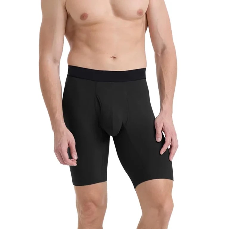 Hypoallergenic-Bamboo-3D-Pouch-Mens-Boxer-Briefs-Underwear-Long-Leg-Sports-Boxer-Shorts-Underpants