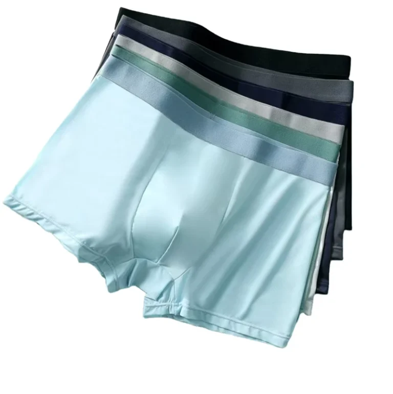 Ice-Silk-Viscose-Fiber-Mens-Boxers-Anti-Bacterial-Breathable-Underwear-Plus-Size-Moisture-Wicking-Odor-Resistant-for-All-Day