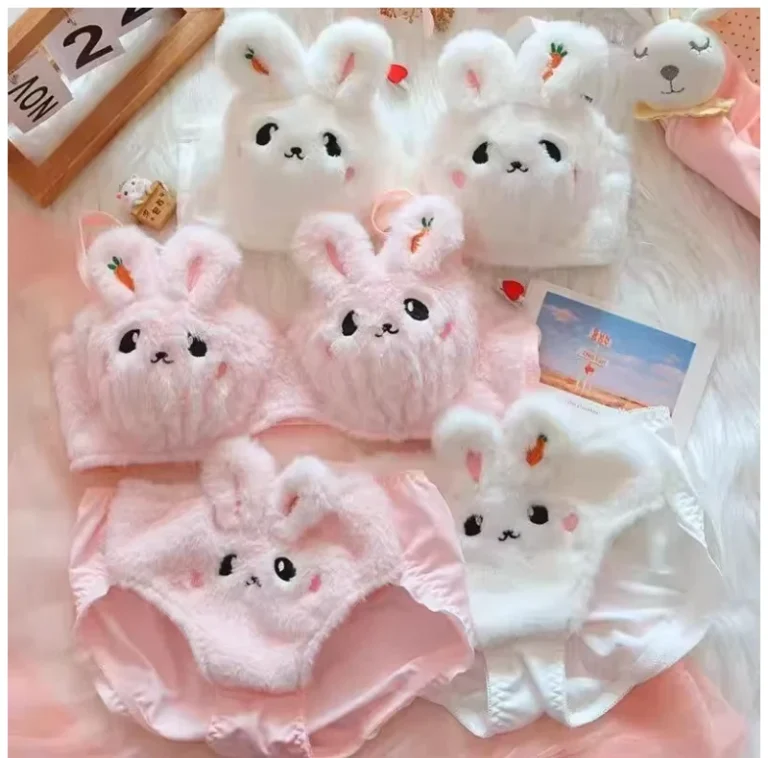 Kawaii-Cartoon-Pattern-Bra-and-Panty-Set-Sexy-Wireless-Push-Up-Lingerie-Set-Women-Breathable-Bikini-Underwear