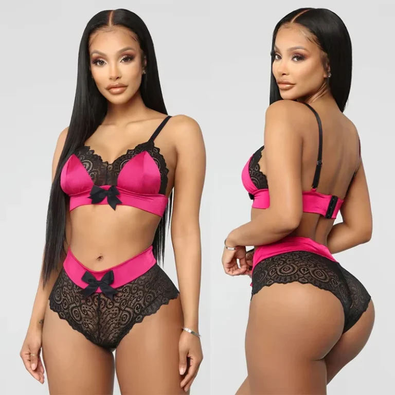 King-Mcgreen-Star-Sexy-Exotic-Sets-Women-Sexy-Lingerie-2pcs-Bra-and-Panty-Garters-See-Through-Underwear-Lace-Erotic