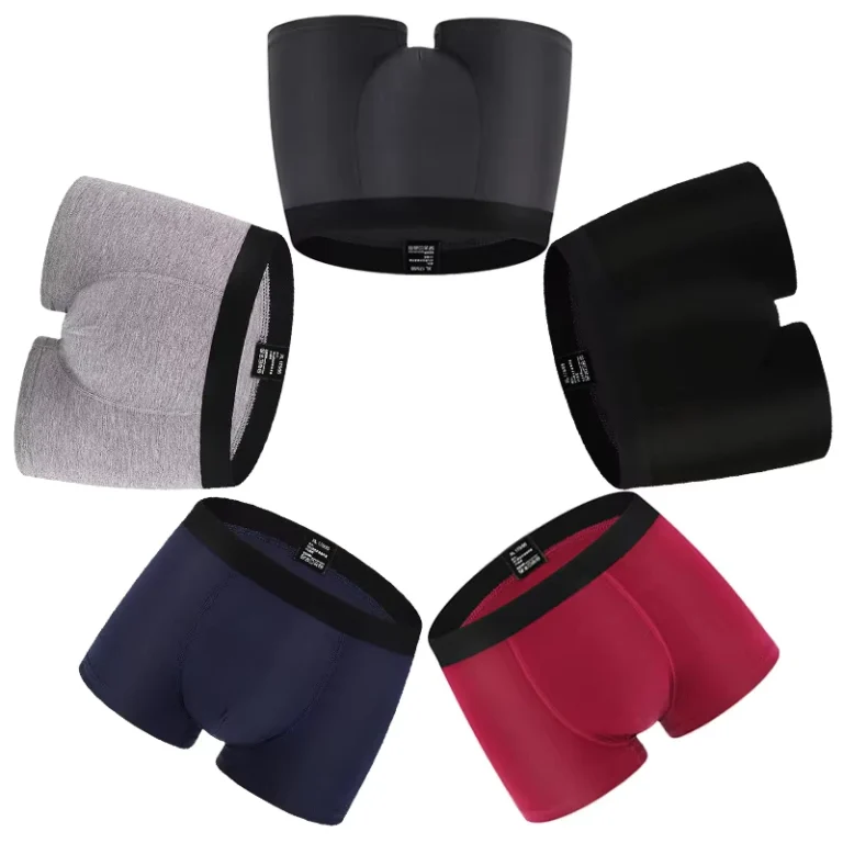 LYX018-New-Breathable-Boxer-Underwear-Mens-Bamboo-Fiber-Boxers-Plain-Color-U-Convex-Shorts-Boxer-Underwear