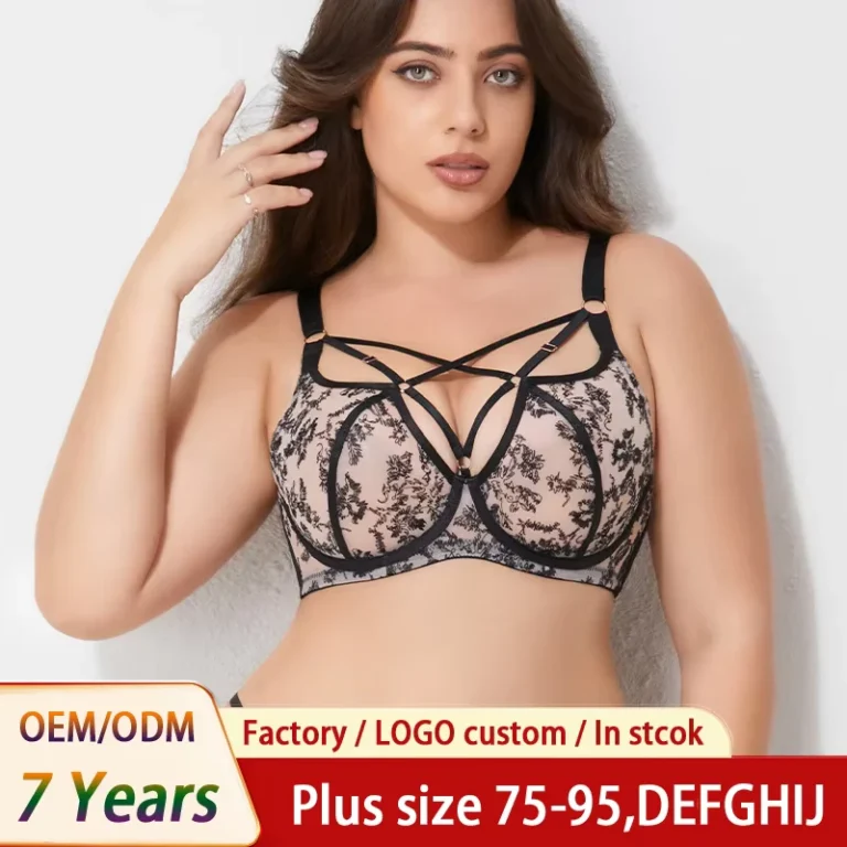 Lifting-Underwire-75-80-85-90-95-DEFGHIJ-Big-Cup-Sexy-Lace-Womens-Push-up-Unlined-Bra-Lingerie