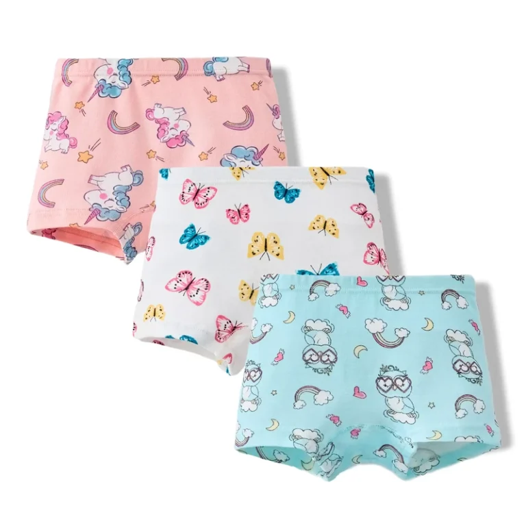 Little-Kids-Girl-Child-Seamless-Breathable-100-Cotton-Underwear-Boxers-Pants-Set-for-US-Market