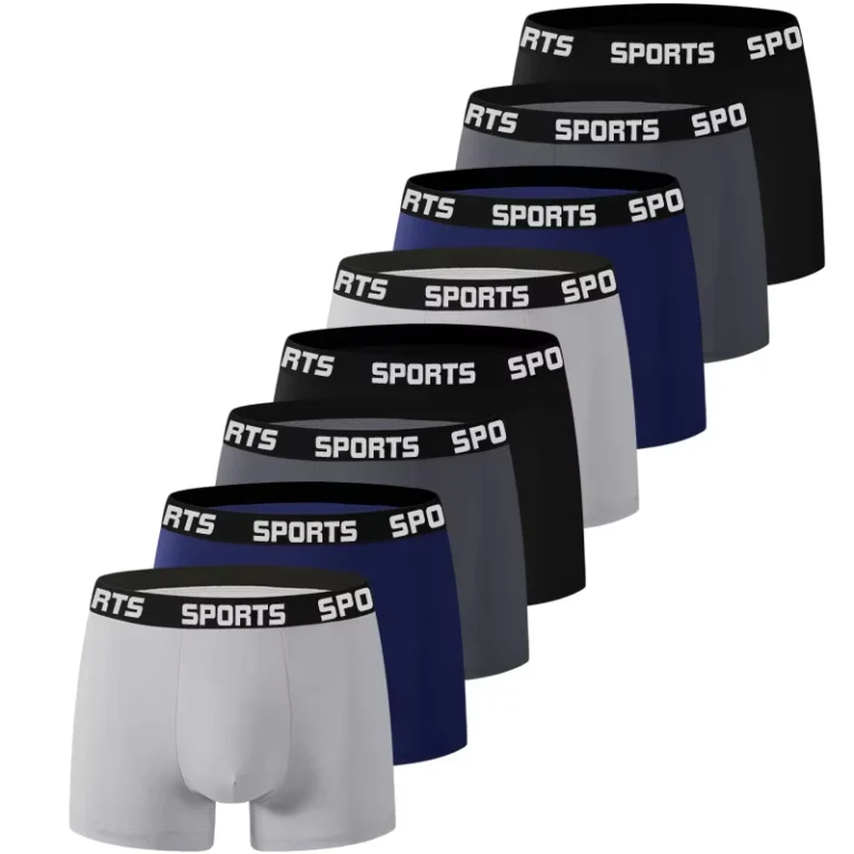 Logo-Custom-Comfortable-Breathable-High-Elastic-Solid-Man-Trunk-Underwear-95-Polyester-5-Spandex-Mens-Boxer-Briefs
