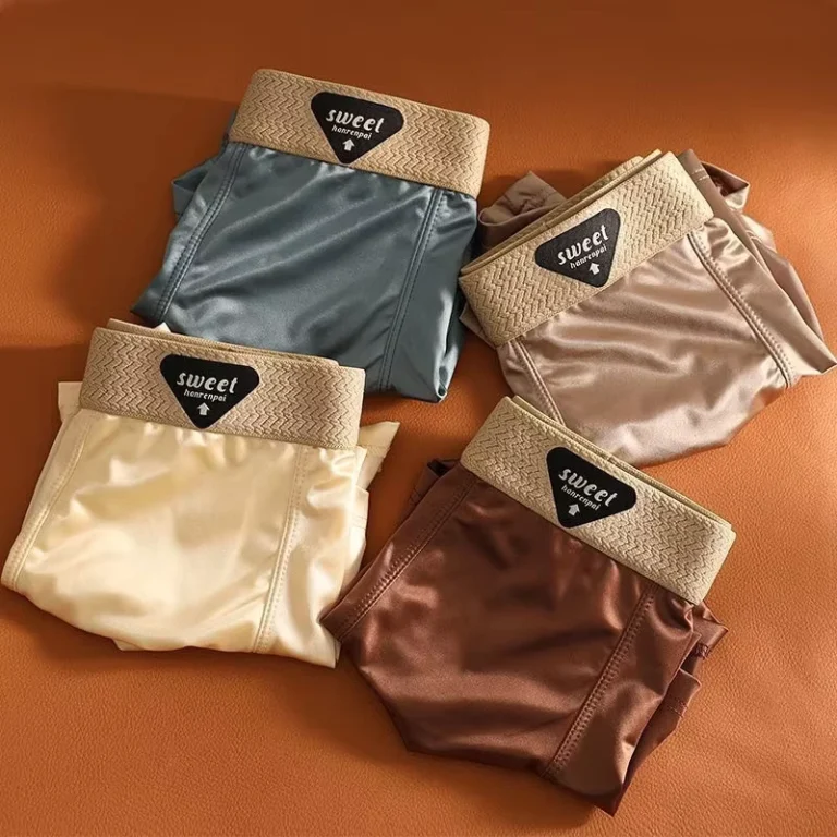 Luxury-Satin-Mens-Underwear-Silky-Comfortable-Breathable-Soft-Knitted-Mid-rise-Boxer-Briefs-Boys-Ice-Silk