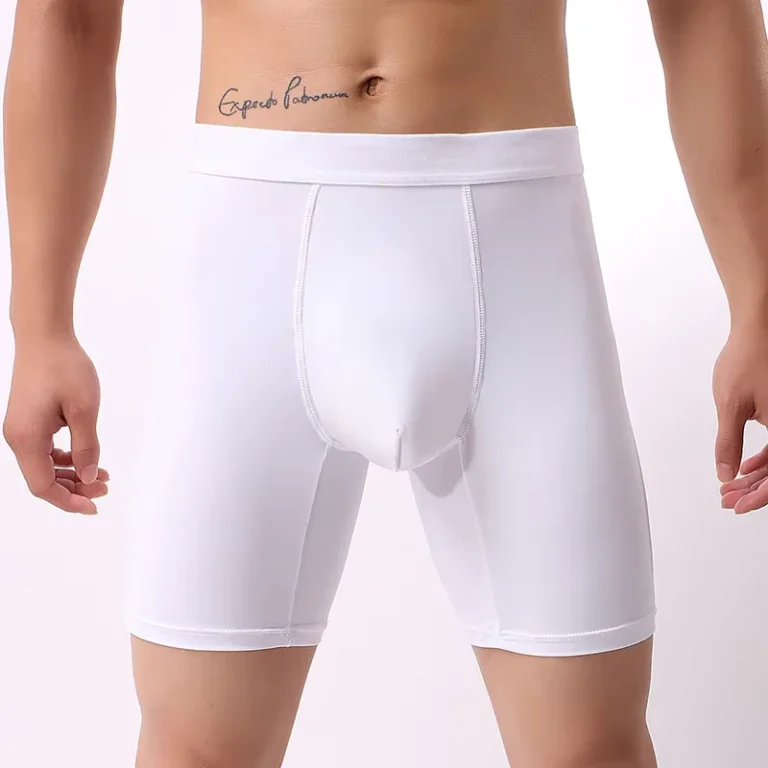 Men-Panties-Mens-Long-Leg-Boxer-Man-Underwear-Underpants-Boxer-Breathable-Shorts-European-Size