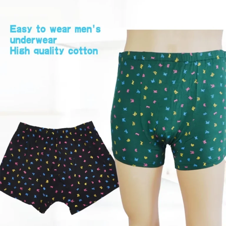 Men-Patient-Care-Underwear-Reusable-Fully-Open-Briefs-Both-Sides-Incontinence-Breathable-Knitted-Cotton-Boxer-Briefs