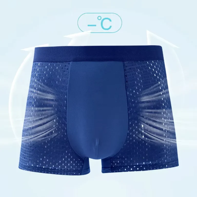 Mens-6XL-Mid-Rise-Boxer-Shorts-Breathable-Ice-Silk-Mesh-Knitted-Fabric-Summer-Underwear-Bamboo-Fiber-Anti-Bacterial-Waist