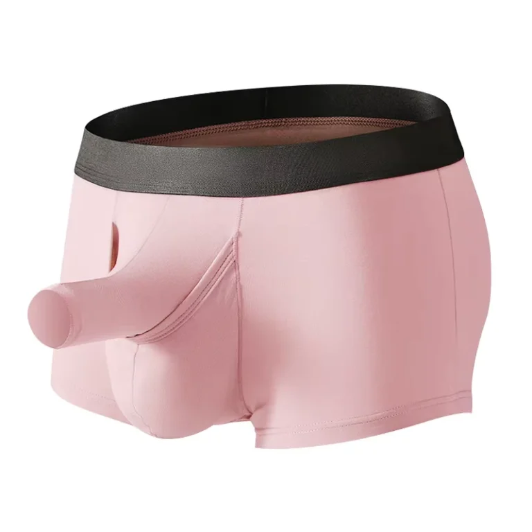 Mens-Bamboo-Fiber-Panties-Erotic-Boxer-Shorts-Sexy-Underwear
