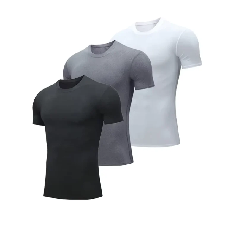 Mens-Blank-Compression-Shirts-Quick-Dry-High-Elastic-Short-Sleeve-Athletic-Workout-Undershirts-Sweat-Wicking-Sports-Tops