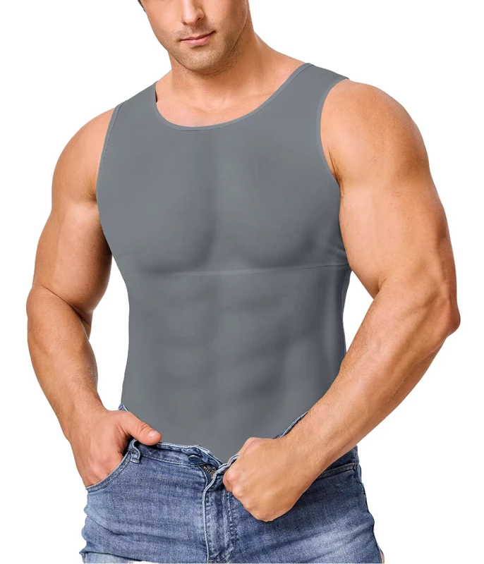 Mens-Body-Shaping-Compression-Vest-Tops-Slimming-Knitted-Undershirts-Mens-Compression-Shirts