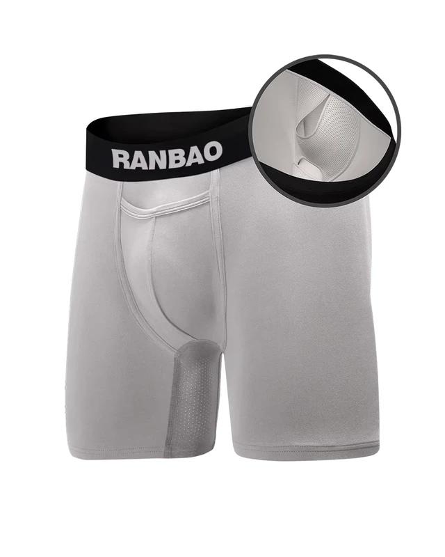 Mens-Boxer-Briefs-Mesh-Pocket-Solid-Color-Standard-Fit-Underwear-for-Men-Dual-Pouch-Moisture-wicking
