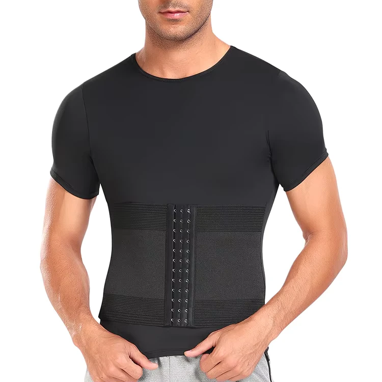 Mens-Breathable-Anti-Bacterial-Eco-Friendly-Knitted-Quick-Dry-Body-Shaper-Waist-Trainer-Slimming-Compression-Vest-Undershirt