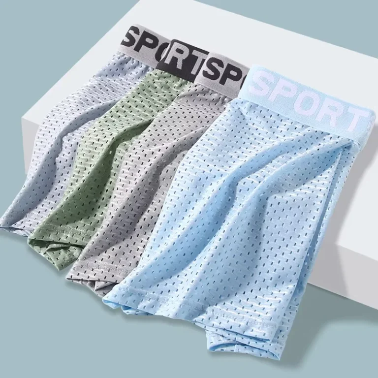 Mens-Breathable-Knitted-Boxer-Briefs-Sports-Underwear-Eco-Friendly-Polyester-Spandex