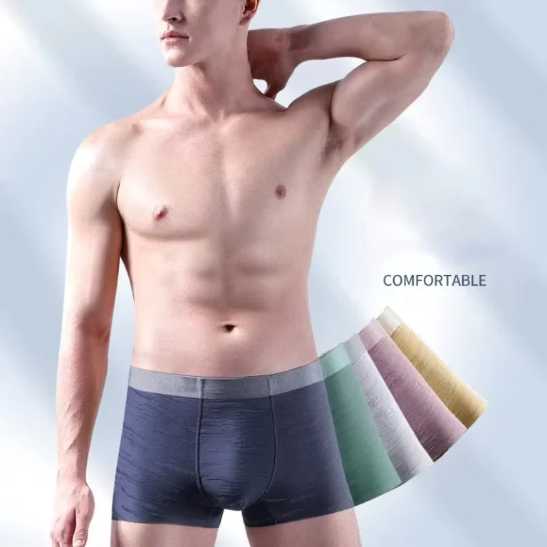 Mens-Briefs-Boxers-Loose-Comfortable-Seamless-Breathable-Underwear