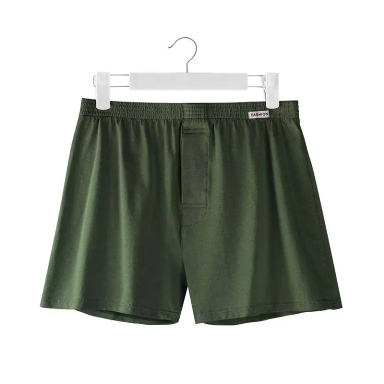 Mens-Cotton-Boxers-Underwear-Loose-Trunks-Woven-Homme-Comfortable-Quick-Drying-Sport-Arrow-Pants-Boxer-Elastic-Waistband-Shorts-1