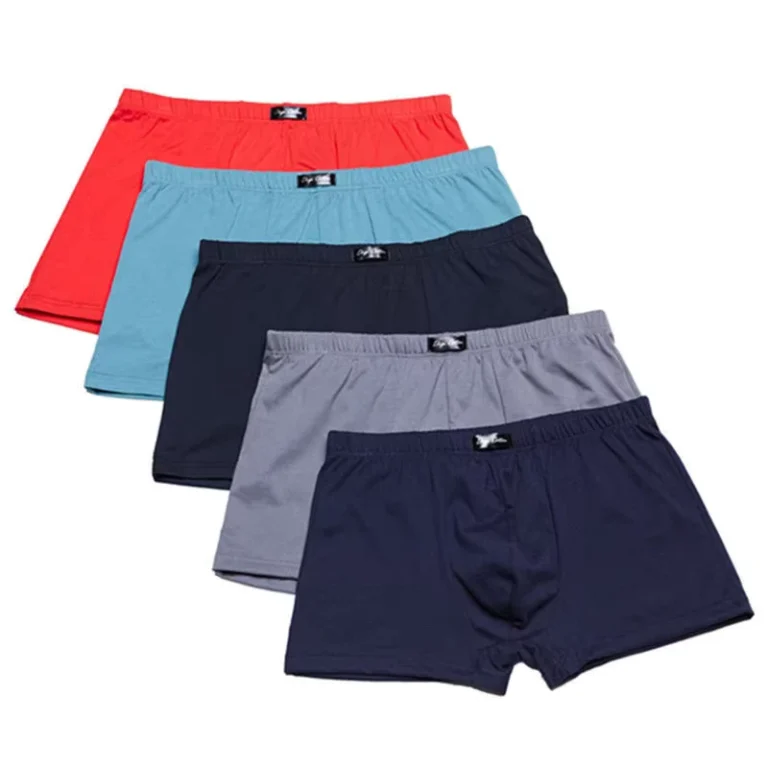 Mens-Cotton-Spandex-Knitted-Eco-Friendly-Boxers-Shorts-Underwear-High-Rise