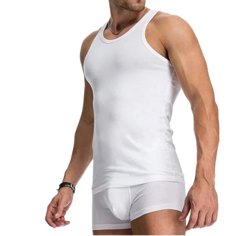 Mens-Cotton-Tank-Top-Breathable-Sweat-Wicking-Stretch-Racerback-Vest-Casual-Athletic-Sleeveless-Undershirt-Tank-Top