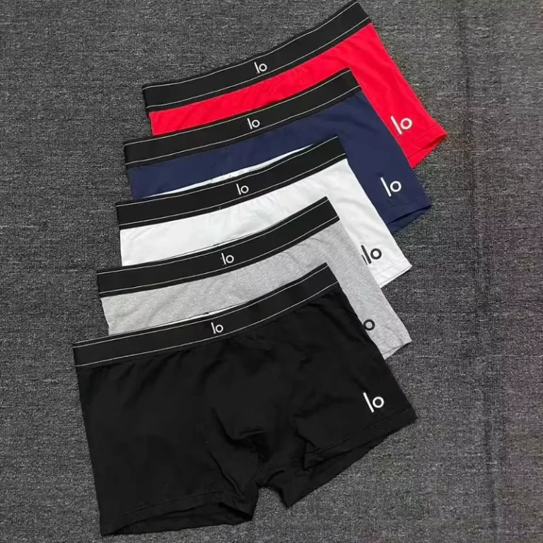 Mens-Embroidered-Logo-Cotton-Plus-Size-Boxer-Loose-and-Comfortable-Mens-Boxer